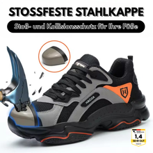Lade das Bild in den Galerie-Viewer, SafeSneak Comfort+ ergonomischer und schmerzlindernder Sicherheitsschuh - Zertifiziert nach EN ISO 20345
