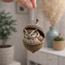 Lade das Bild in den Galerie-Viewer, Schlafende Waldfreunde™️ Natürliche, handgemachte Wohn- & Gartendekoration zum Aufhängen