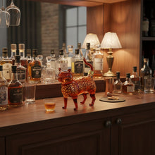 Lade das Bild in den Galerie-Viewer, Handgefertigte Flasche aus Glas in Katzenform - Katzenliebhaber lieben sie