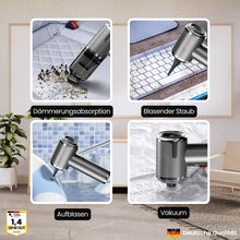 Lade das Bild in den Galerie-Viewer, TurboX - 4 in 1 Power-Handstaubsauger - das Original