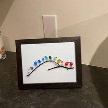 Lade das Bild in den Galerie-Viewer, MeerglasLiebe™ - Handgemachtes Wandbild aus echtem Meerglas