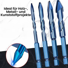 Lade das Bild in den Galerie-Viewer, Titanbohrer - Hochfester Exzenter-Spiralbohrer-Satz