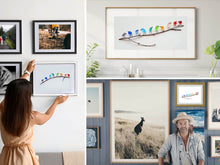 Lade das Bild in den Galerie-Viewer, MeerglasLiebe™ - Handgemachtes Wandbild aus echtem Meerglas
