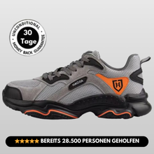Lade das Bild in den Galerie-Viewer, SafeSneak Comfort+ ergonomischer und schmerzlindernder Sicherheitsschuh - Zertifiziert nach EN ISO 20345
