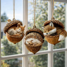 Lade das Bild in den Galerie-Viewer, Schlafende Waldfreunde™️ Natürliche, handgemachte Wohn- &amp; Gartendekoration zum Aufhängen
