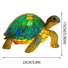Lade das Bild in den Galerie-Viewer, LeuchtSchildkröte - handgefertigte Lampe, die Herzen erstrahlen lässt
