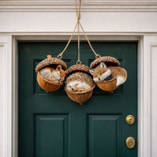 Lade das Bild in den Galerie-Viewer, Schlafende Waldfreunde™️ Natürliche, handgemachte Wohn- &amp; Gartendekoration zum Aufhängen
