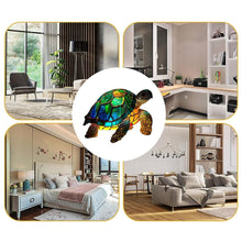 Lade das Bild in den Galerie-Viewer, LeuchtSchildkröte - handgefertigte Lampe, die Herzen erstrahlen lässt
