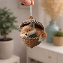 Lade das Bild in den Galerie-Viewer, Schlafende Waldfreunde™️ Natürliche, handgemachte Wohn- &amp; Gartendekoration zum Aufhängen
