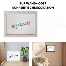 Lade das Bild in den Galerie-Viewer, MeerglasLiebe™ - Handgemachtes Wandbild aus echtem Meerglas
