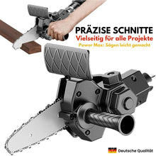 Lade das Bild in den Galerie-Viewer, PowerMax Säge - elektrischer Kettensägenaufsatz für Bohrmaschinen - das Original
